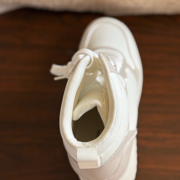 Call It Spring White and Tan High-Top Sneakers - Picture 2 of 5